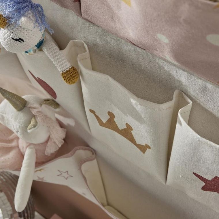 La Factory, Head in the clouds, organizer wiszący na zabawki, 110-60 cm