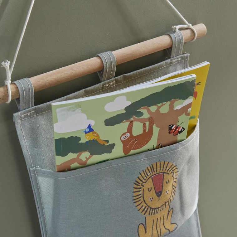 La Factory, The king of the jungle, organizer wiszący na zabawki, 30-80 cm