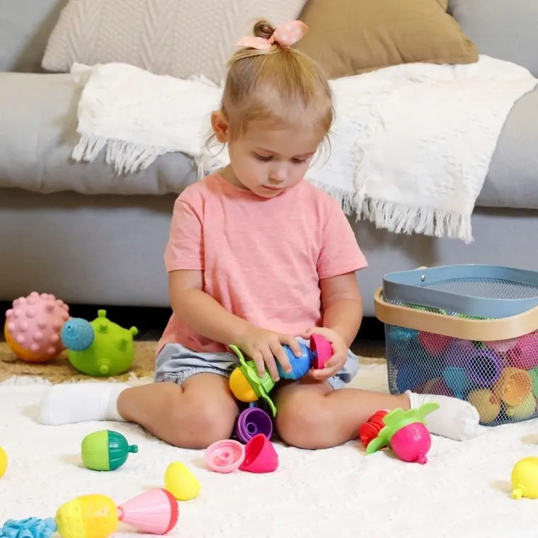 Lalaboom, Kulko-klocki sensoryczne, 30 elementów