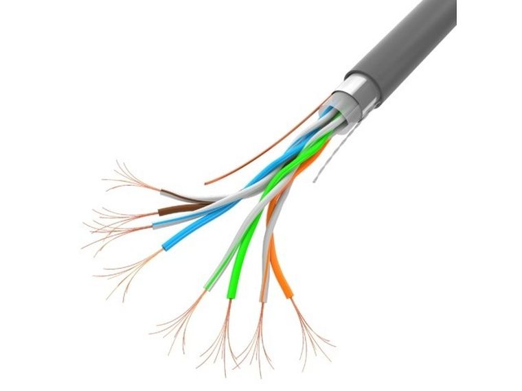 Lanberg, kabel LAN FTP, 100MB/S 305M LINKA CCA, szary