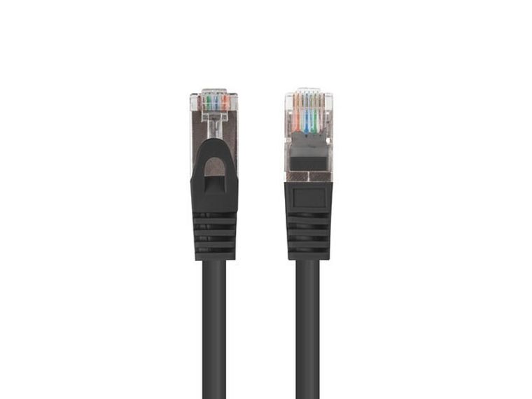 Lanberg, patchcord, kat. 6, FTP, 5m, czarny, 10 szt.