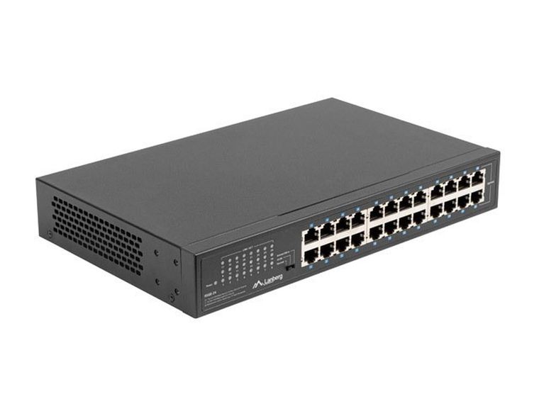 Lanberg, switch, RSGE-24 RACK 19" (24-PORT, 1GB)