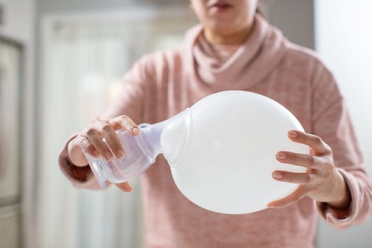 Lansinoh, silikonowy zbiornik na pokarm