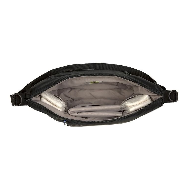 Lassig, Green Label, Lunua Bum Bag, torba dla mam z akcesoriami, black