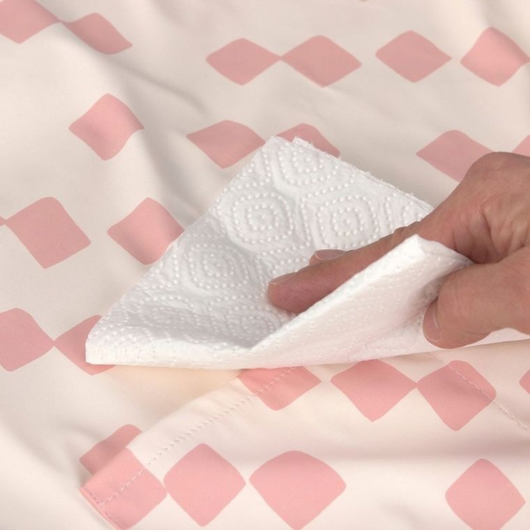 Lassig, Happy Fruits, fartuch z długim rękawem, wodoodporny, peach