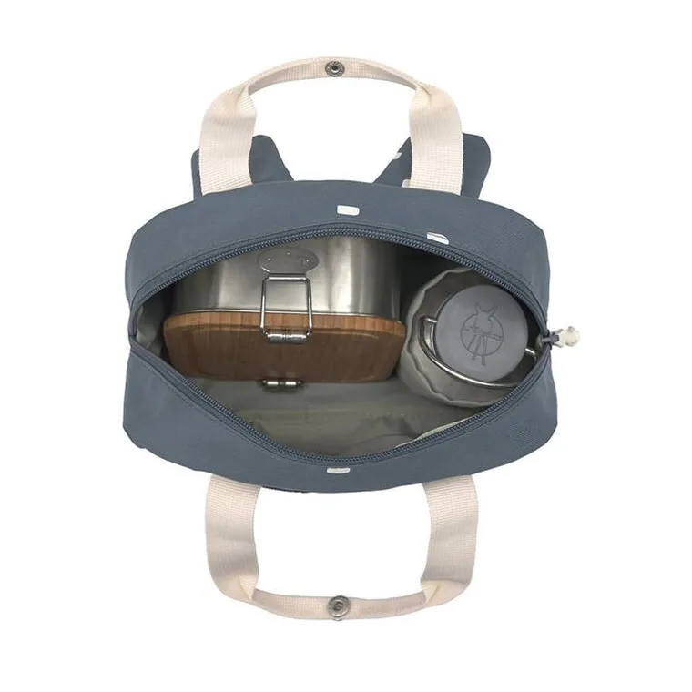 Lassig, Happy Prints, plecak dla przedszkolaka, kwadratowy, granatowy