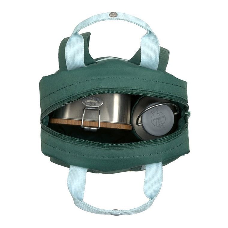 Lassig, Little Gang, Lemon, plecak dla przedszkolaka, Dark Green