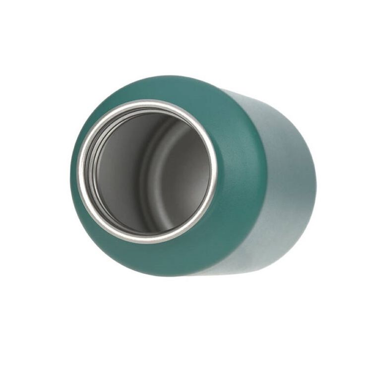 Lassig, Little Gang Rainbow, bidon ze stali nierdzewnej z ustnikiem i uchwytem, 500 ml, green