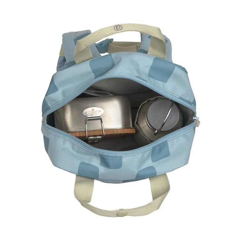 Lassig, Pattern Party, plecak dla przedszkolaka, Blue