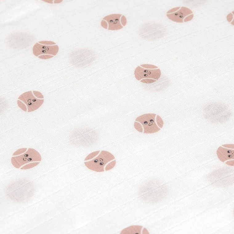 Lassig, Tiny Team, pieluszka bambusowa, otulacz, 80-80 cm, 3 szt.