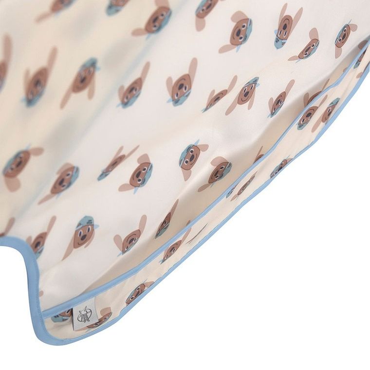 Lassig, Tiny Team, zestaw śliniaków z długim rękawem, piesek, 6m+