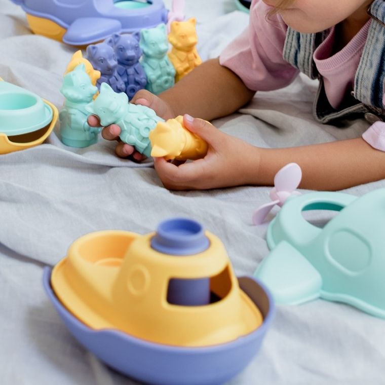 Le Jouet Simple, mój pierwszy statek, 2w1, niebieski