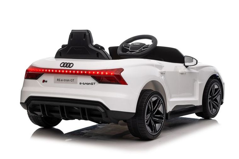 Lean Cars, Audi E-Tron GT, pojazd na akumulator, biały, QLS-6888