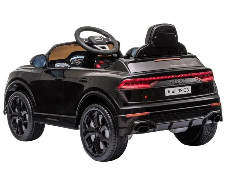 Lean Cars, Audi RS Q8, pojazd na akumulator, czarny