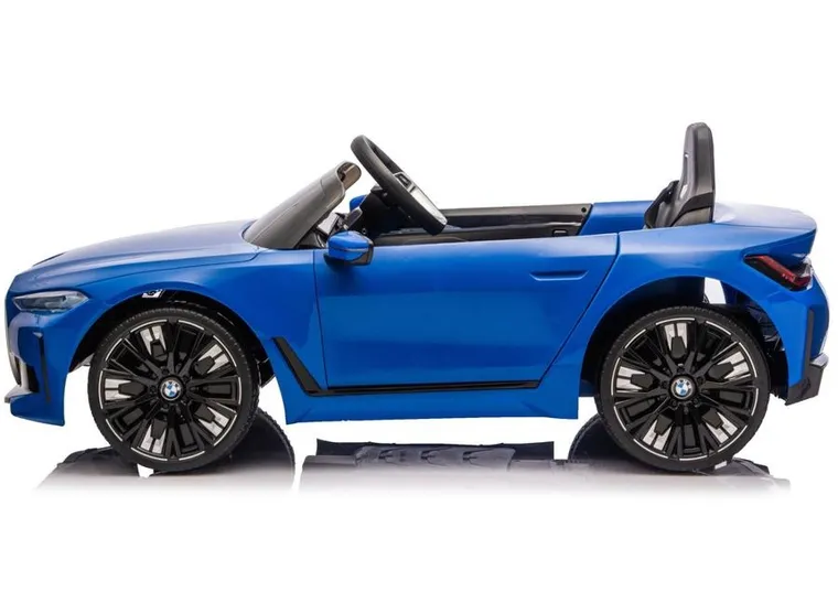 Lean Cars, BMW I4, pojazd na akumulator 4-4, JE1009, niebieski