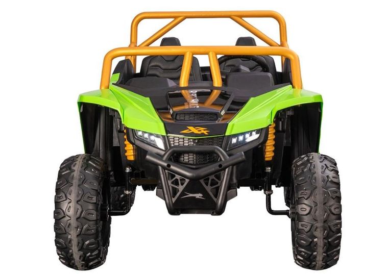 Lean Cars, Buggy Arctic Cat Wildcat XX, pojazd na akumulator, 24V14AH, zielony