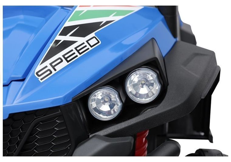 Lean Cars, Buggy, pojazd na akumulator, S2588, niebieski