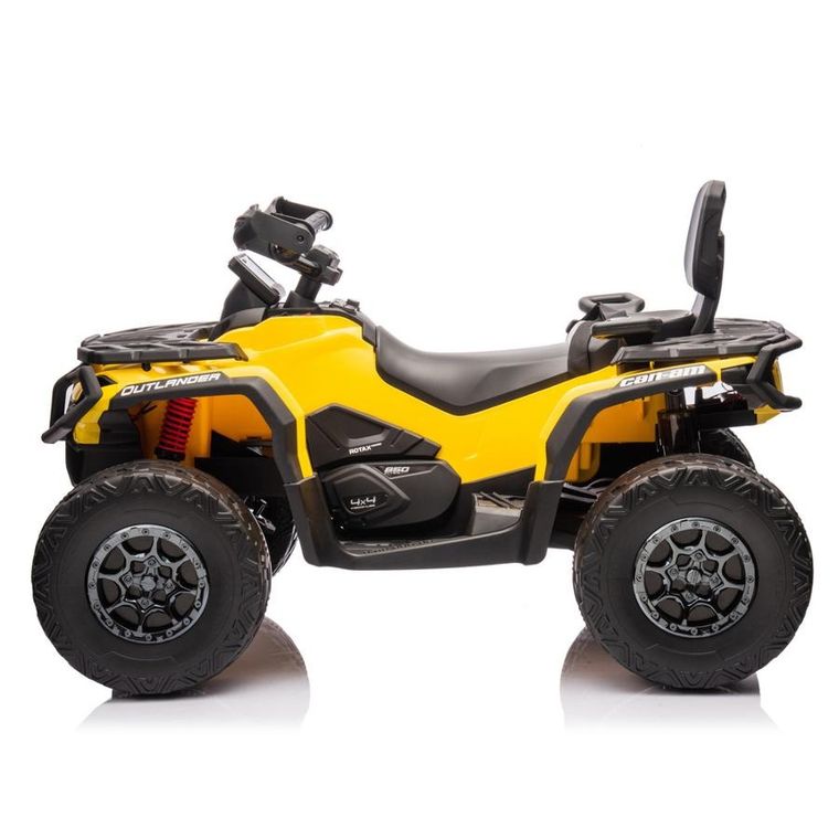 Lean Cars, Can-Am Outlander 4-4, quad, pojazd na akumulator, żółty, DK-CA005