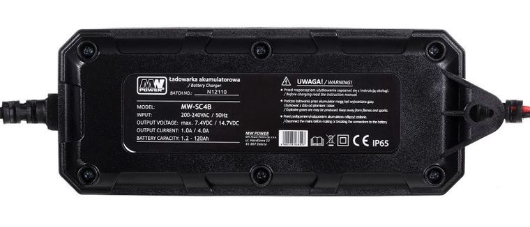 Lean Cars, inteligentna ładowarka do pojazdu na akumulator, 6V/12V