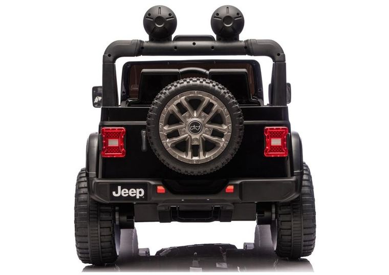 Lean Cars, Jeep Rubicon, pojazd na akumulator 4-4, DK-JWR556 4-200W 24V, czarny