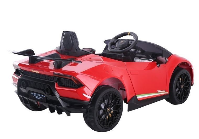 Lean Cars, Lamborghini Huracan, pojazd na akumulator, czerwony