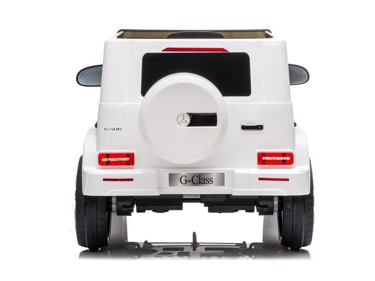 Lean Cars, Mercedes-Benz G500, pojazd na akumulator, biały