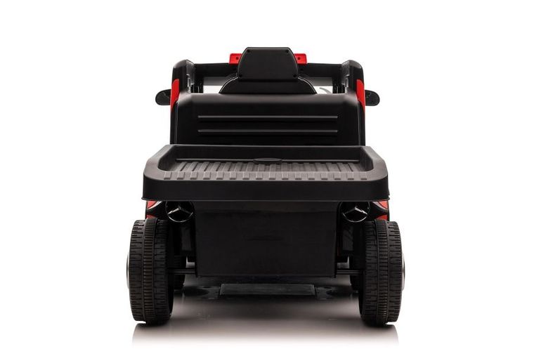 Lean Cars, Mercedes-Benz, pojazd na akumulator z naczepą, czerwony