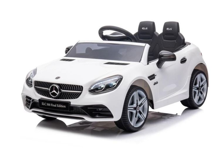 Lean Cars, Mercedes SLC 300, pojazd na akumulator, biały