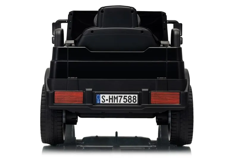 Lean Cars, Mercedes Unimog, pojazd na akumulator, HM7588 6V4Ah, czarny