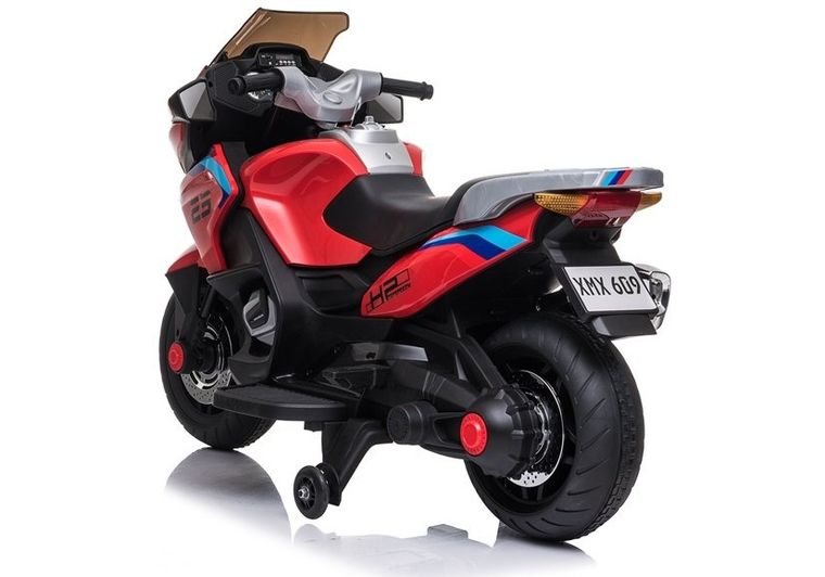 Lean Cars, motor, pojazd na akumulator, XMX609, czerwony