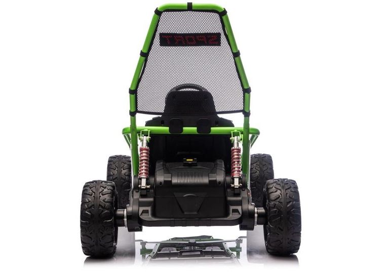 Lean Cars, pojazd na akumulator, DM-107 24V7, cichy silnik, zielony