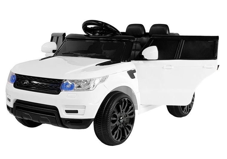 Lean Cars, pojazd na akumulator, HL1638, biały