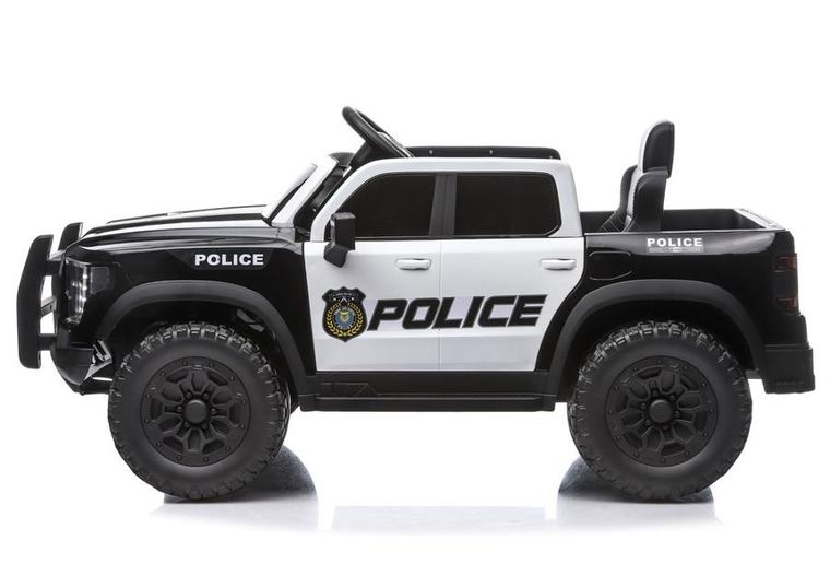 Lean Cars, policja, pojazd na akumulator 4-4, P5, 12V7Ah, czarny