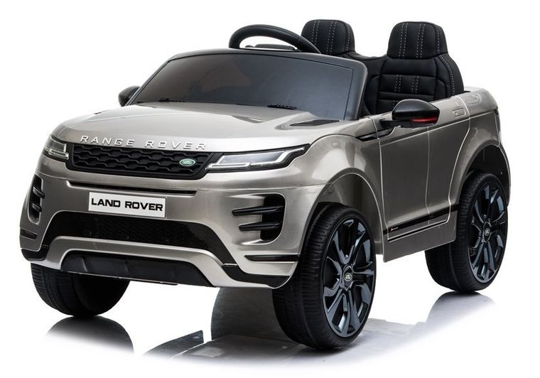Lean Cars, Range Rover Evoque, pojazd na akumulator, srebrny, lakierowany