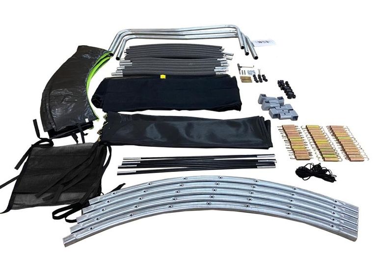 Lean Sport, Max, trampolina, 10ft, czarno-zielona