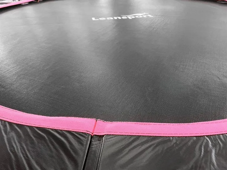 Lean Sport, Max, trampolina, 14ft, czarno-różowa
