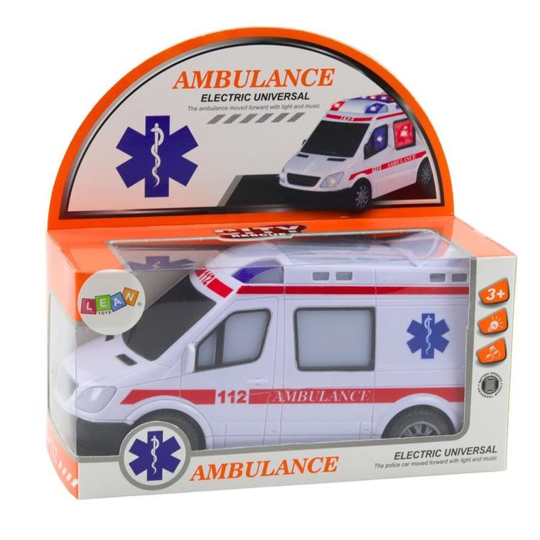 Lean Toys, ambulans, pojazd interaktywny