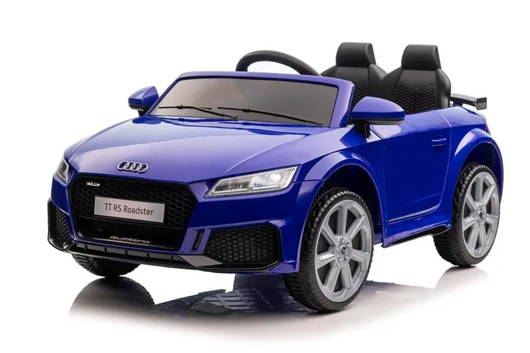 Lean Toys, Audi TT RS, pojazd na akumulator, ciemny niebieski