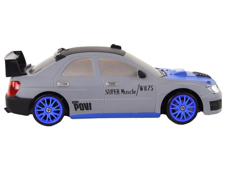 Lean Toys, autko sportowe, zdalnie sterowane, wymienne koła, szare, 1:24