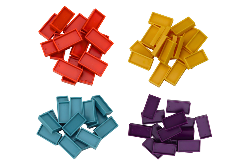 Lean Toys, Auto dinozaur układające domino