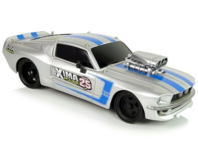Lean Toys, auto sportowe, pojazd zdalnie sterowany, srebrny, 1:16
