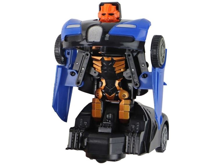 Lean Toys, Bugatti, pojazd transformujący w robota, 2w1, niebieski