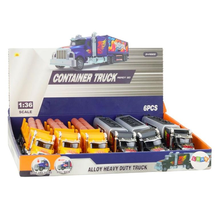 Lean Toys, ciężarówka, interaktywny pojazd z napędem, 1 szt.