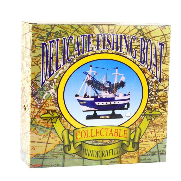 Lean Toys, Dekoracyjny Statek Kuter Rybacki Flying Lady, 24-23 cm