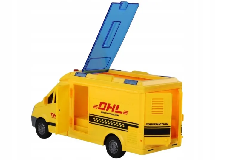Lean Toys, DHL, pojazd dostawczy, 1:16
