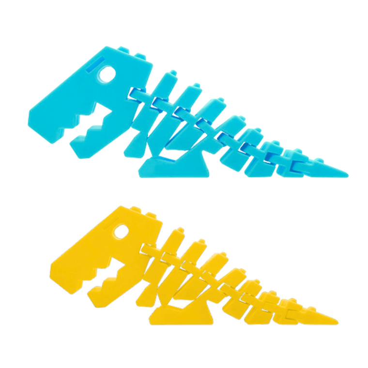 Lean Toys, dinozaur, 3d układanka elastyczna mix