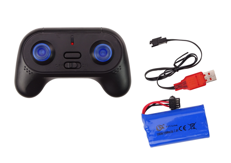 Lean Toys, dinozaur, auto terenowe, pojazd zdalnie sterowany, 2.4g, 1:6