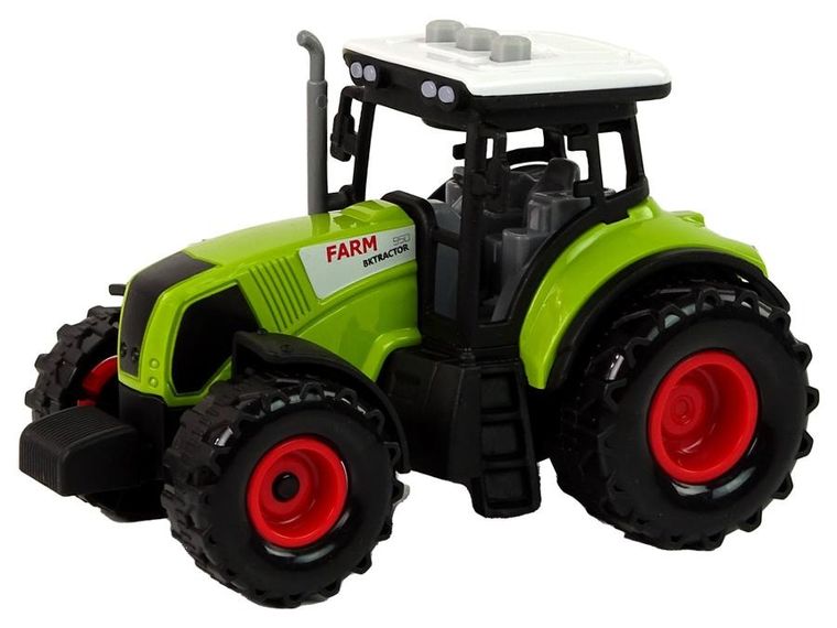 Lean Toys, Farma, traktor z przyczepką, pojazd, światło i dźwięk