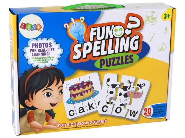 Lean Toys, Gra Słów, puzzle do nauki języka angielskiego