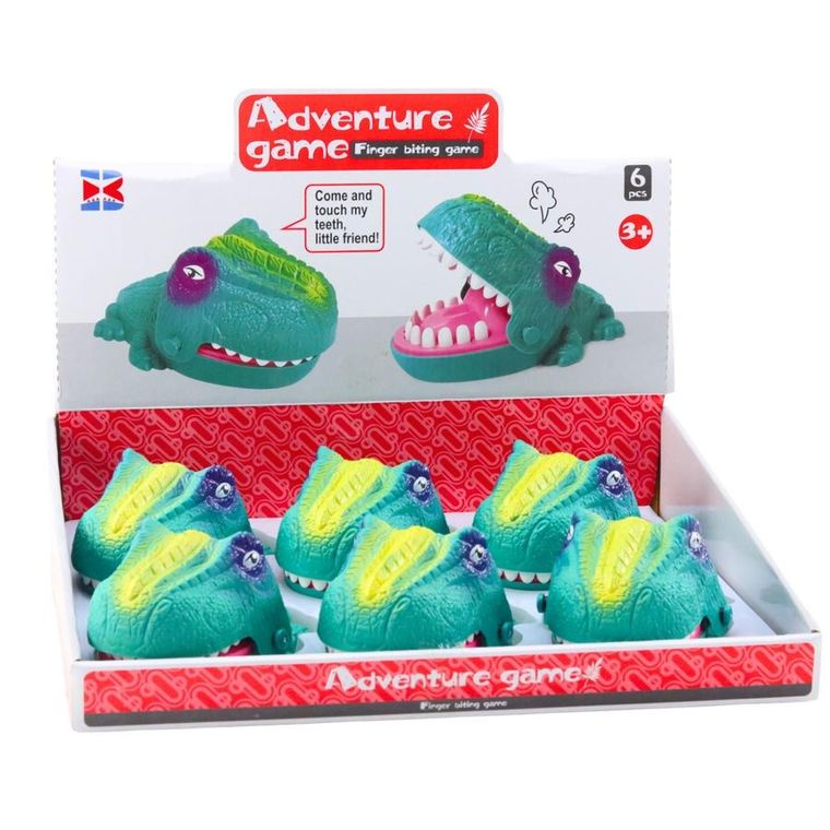 Lean Toys, gryzący dinozaur, gra zręcznościowa, 1 szt.